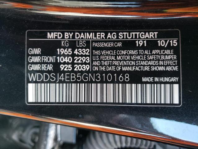 WDDSJ4EB5GN310168 Mercedes-Benz CLA 250