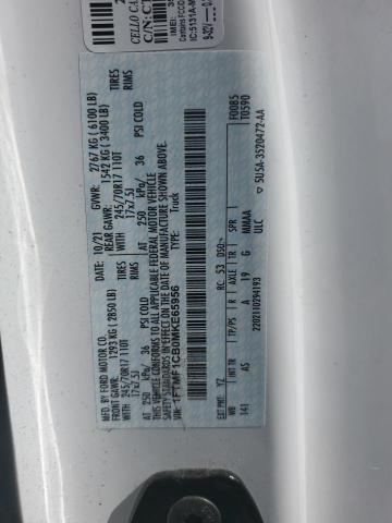 2021 FORD F-150 1FTMF1CB0MKE65956