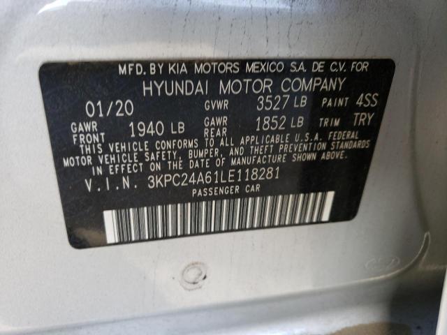 3KPC24A61LE118281 Hyundai ACCENT SE