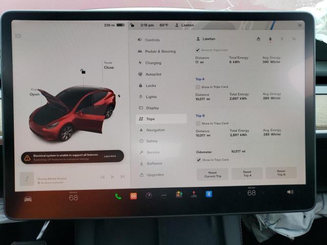 7SAYGAEE9NF384350 Tesla Model Y