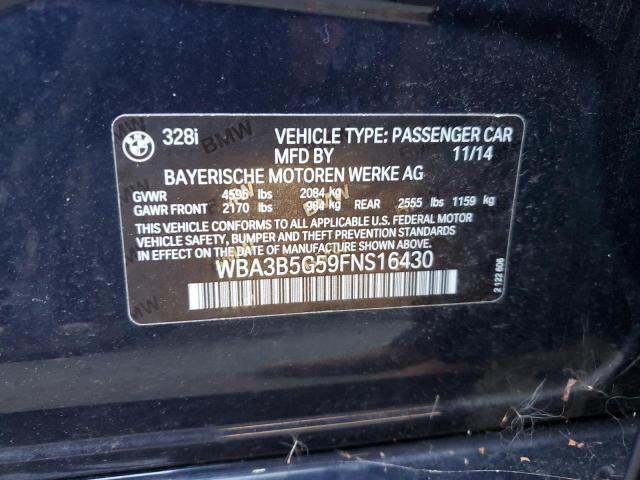 WBA3B5G59FNS16430 BMW 328 Xi Sulev