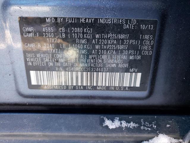 4S4BRCCC2E3246037 Subaru Outback 2.5i Premium