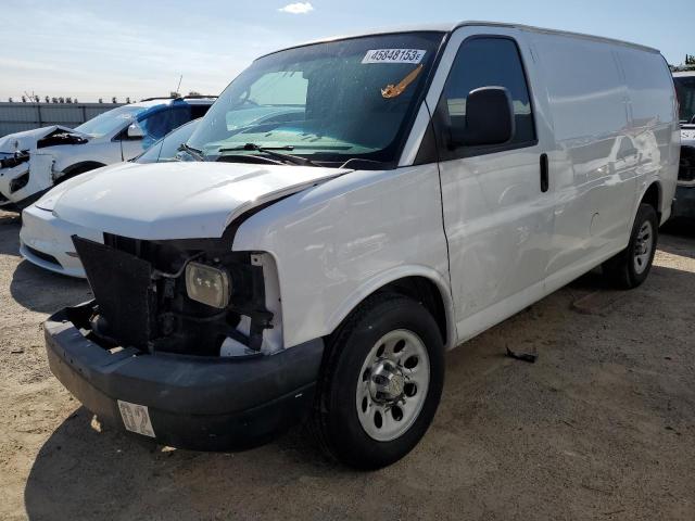 Salvage cars for sale from Copart Fresno, CA: 2013 Chevrolet Express G1500