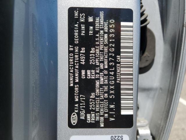 5XXGU4L37JG213950 KIA OPTIMA EX