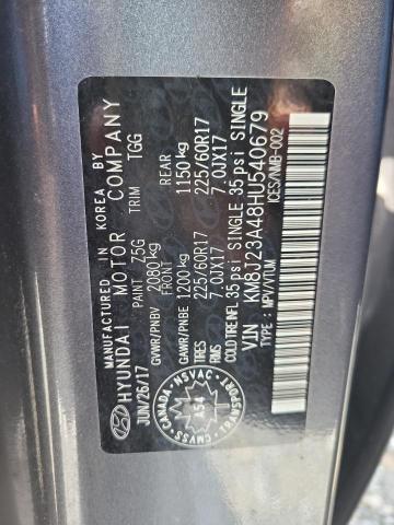 2017 HYUNDAI TUCSON SE - KM8J23A48HU540679