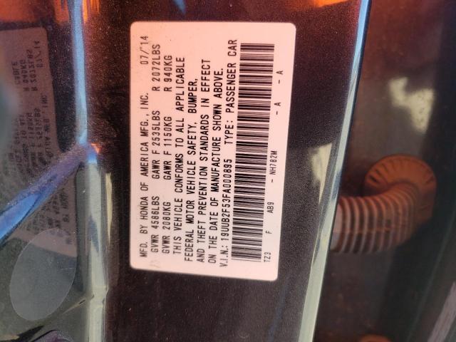 19UUB2F53FA000895 Acura TLX TECH
