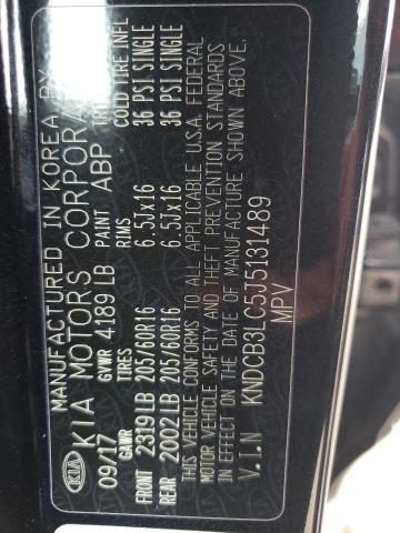 KNDCB3LC5J5131489 KIA NIRO FE