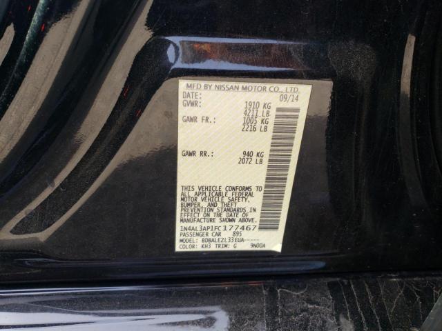 2015 NISSAN ALTIMA 4D 1N4AL3AP1FC177467