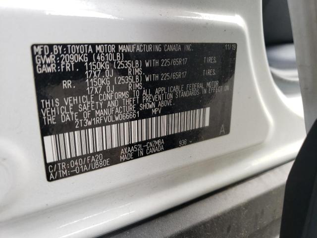 2020 TOYOTA RAV4 XLE - 2T3W1RFV0LW066661