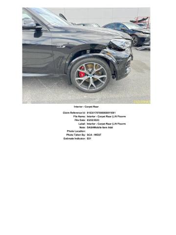 2023 BMW X5 XDRIVE4 - 5UXTA6C02P9R61289