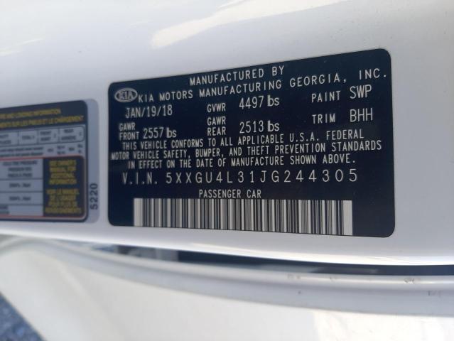 5XXGU4L31JG244305 KIA OPTIMA EX
