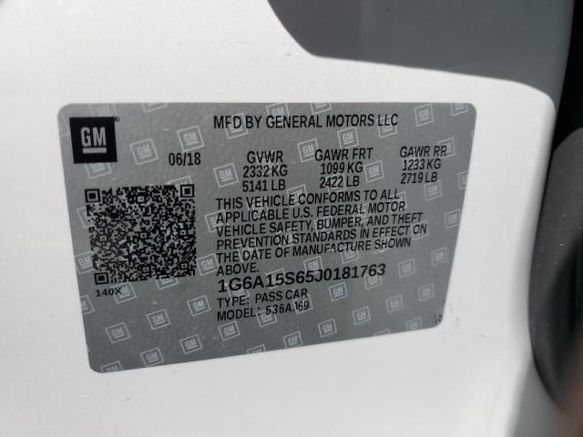 2018 CADILLAC CTS-V - 1G6A15S65J0181763