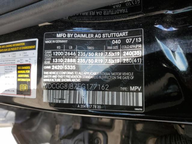 WDCGG8JB7EG177162 Mercedes-Benz Glk 350 4matic