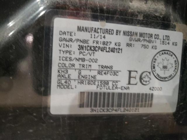 2015 NISSAN MICRA - 3N1CK3CP4FL240121