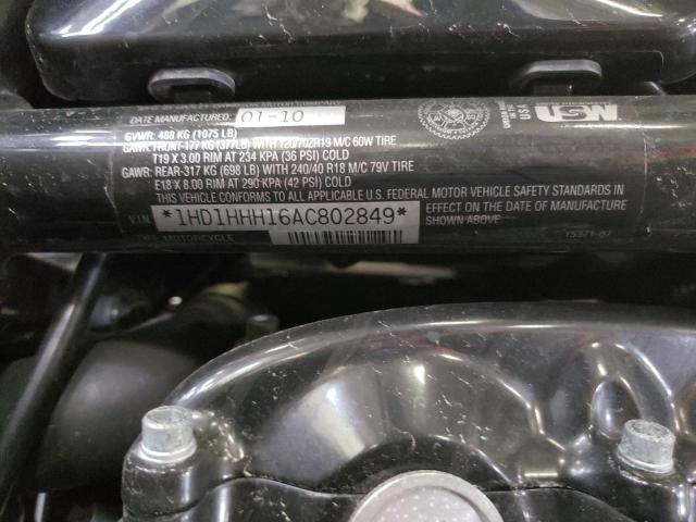 2010 HARLEY-DAVIDSON VRSCDX - 1HD1HHH16AC802849