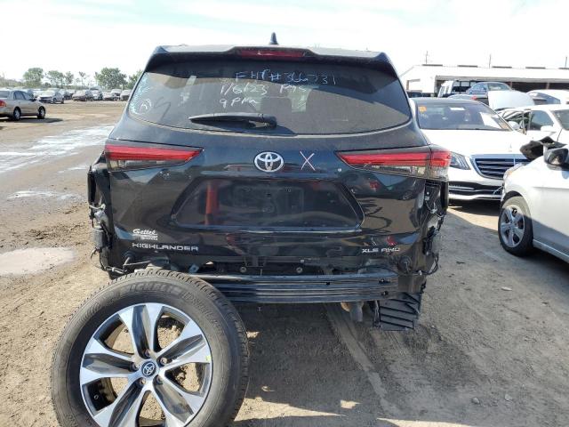 VIN 5TDGZRBH4LS520974 2020 Toyota Highlander, Xle no.6