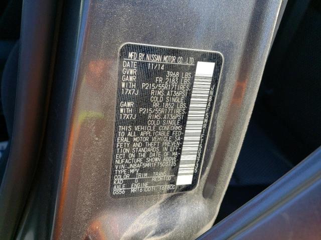 2015 NISSAN JUKE S - JN8AF5MR1FT503735