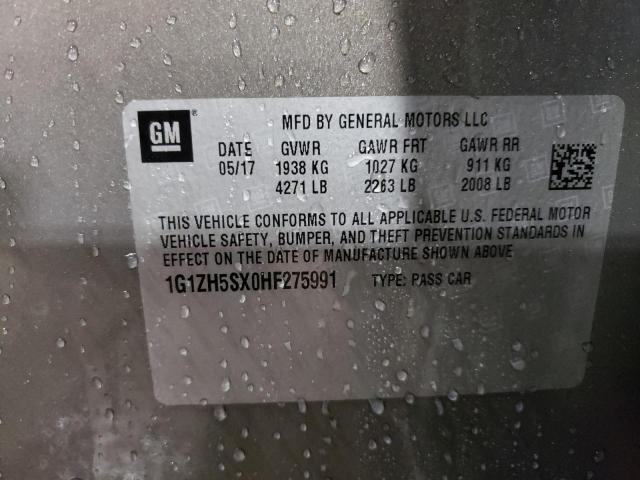 2017 CHEVROLET MALIBU PRE - 1G1ZH5SX0HF275991