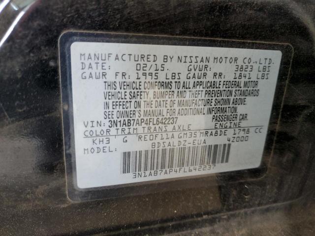 2015 NISSAN SENTRA S - 3N1AB7AP4FL642237