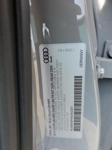 2019 AUDI RS3 - WUABWGFF4KA902291