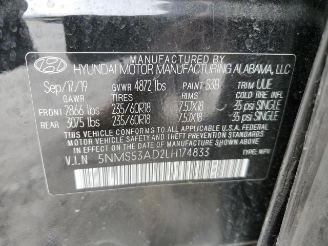 2020 HYUNDAI SANTA FE L - 5NMS53AD2LH174833