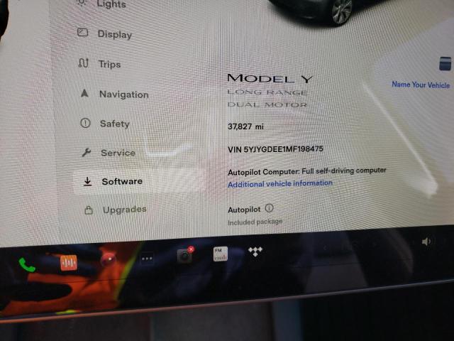 5YJYGDEE1MF198475 Tesla Model Y