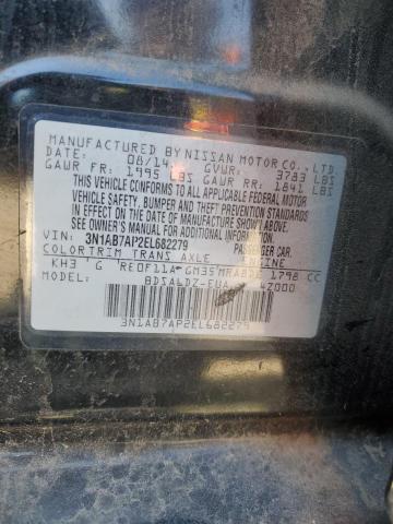 3N1AB7AP2EL682279 Nissan SENTRA S