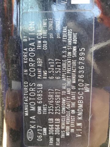 KNDMB5C10J6367895 KIA SEDONA LX