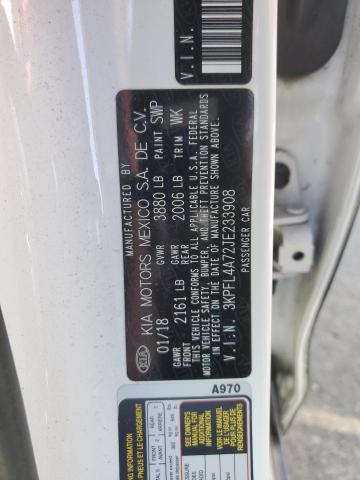 3KPFL4A72JE233908 KIA FORTE LX
