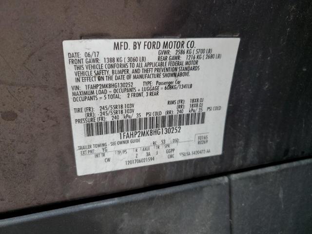 2017 FORD TAURUS POL - 1FAHP2MK8HG130252