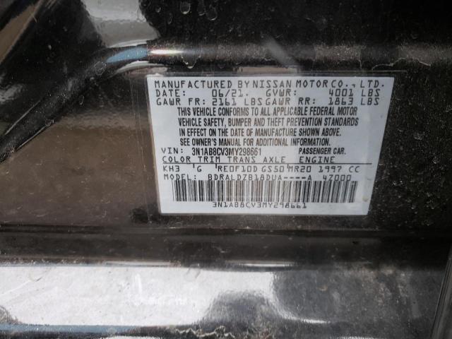 3N1AB8CV3MY298661 Nissan SENTRA SV