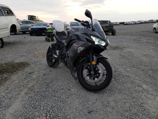 Salvage cars for sale from Copart Earlington, KY: 2022 Kawasaki EX650 N