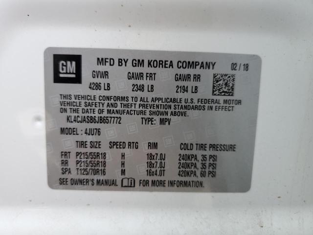 KL4CJASB6JB657772 Buick Encore Preferred