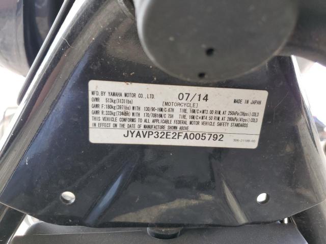 2015 YAMAHA XVS1300 CT - JYAVP32E2FA005792
