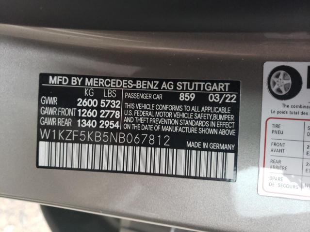 2022 MERCEDES-BENZ E 450 4MAT - W1KZF5KB5NB067812