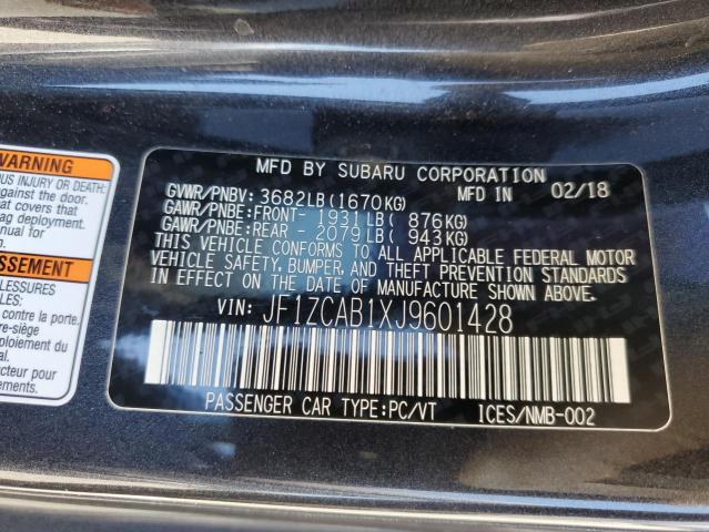 JF1ZCAB1XJ9601428 Subaru Brz 2.0 Premium