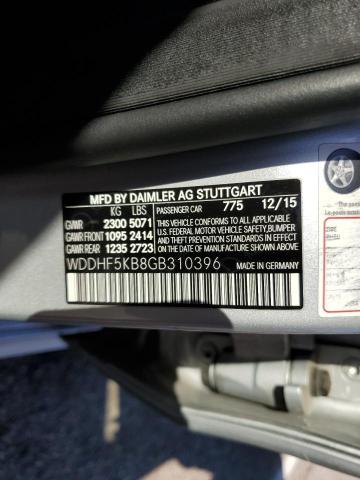 WDDHF5KB8GB310396 Mercedes-Benz E 350