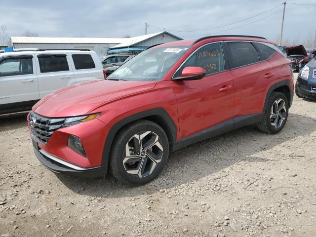 Salvage cars for sale at Pekin, IL auction: 2022 Hyundai Tucson SEL
