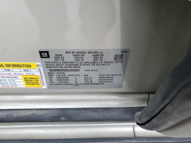 5GAKRCKD6GJ253281 Buick Enclave