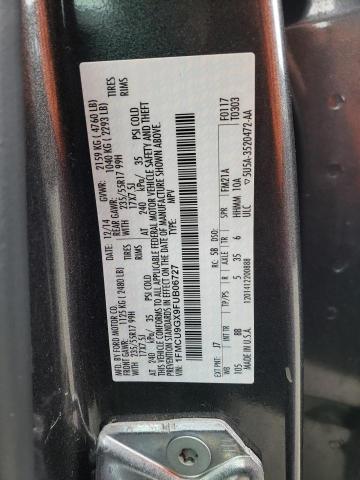 1FMCU9GX9FUB06727 2015 Ford Escape Se