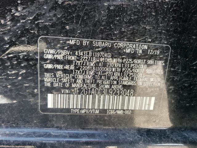 JF2GTACC3L9233048 Subaru Crosstrek Premium