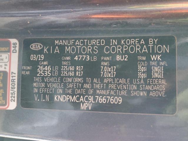 KNDPMCAC9L7667609 KIA Sportage Lx