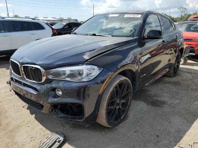 Salvage cars for sale from Copart Riverview, FL: 2016 BMW X6 XDRIVE35I