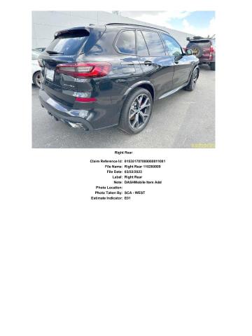 2023 BMW X5 XDRIVE4 - 5UXTA6C02P9R61289