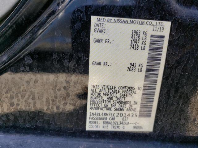 1N4BL4BV7LC201435 Nissan ALTIMA S