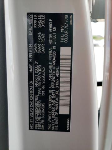 2022 VOLVO C40 P8 REC YV4ED3GB5N2007036