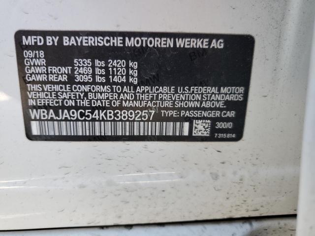 WBAJA9C54KB389257 BMW 530e