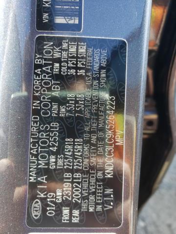 KNDCC3LC9K5264223 KIA NIRO EX