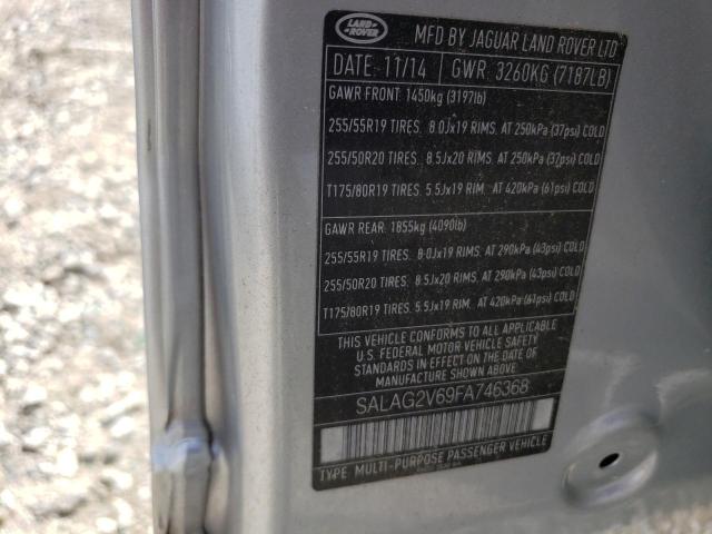 2015 LAND ROVER LR4 HSE - SALAG2V69FA746368