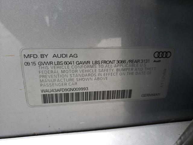 2016 AUDI A8 L QUATT - WAU43AFD9GN009993